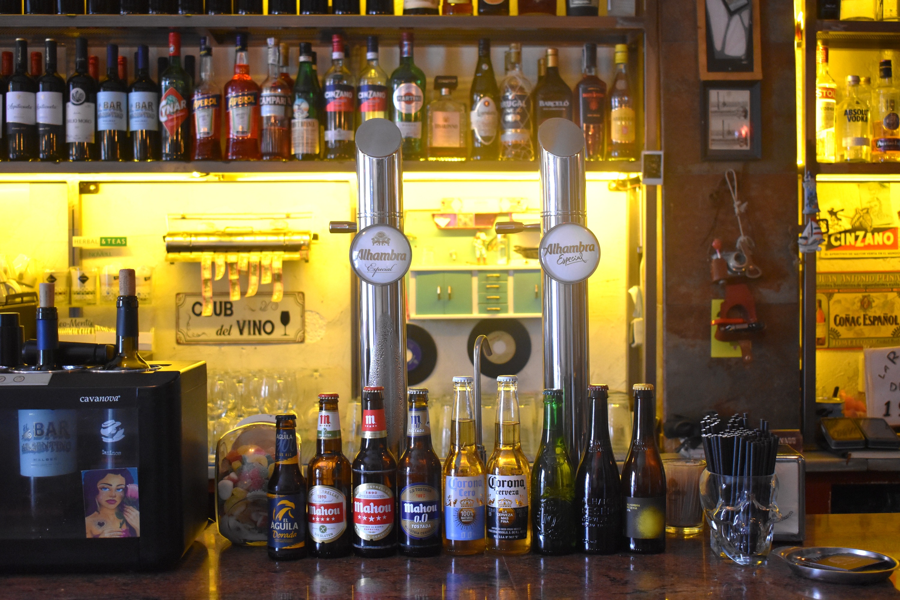 selección de cervezas